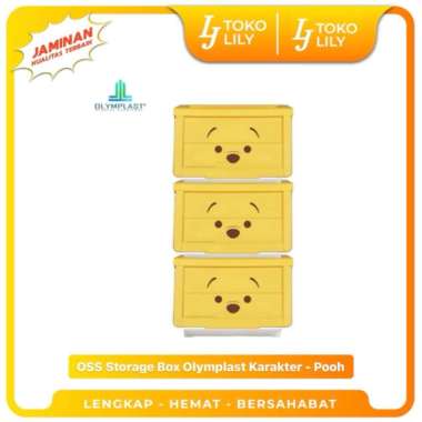 Storage Box Olymplast (OSS) x Disney Tsum Tsum (Harga per 1 Pcs) Winnie The Pooh