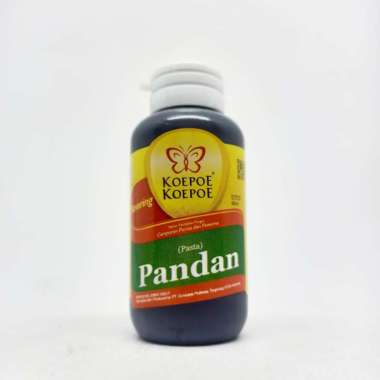 Pasta Koepoe Koepoe Pandan - perisa dan pewarna - pasta pandan kemasan 60 ml