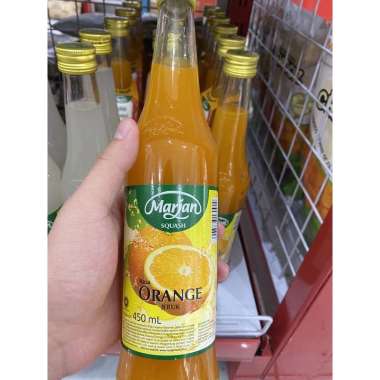 Marjan Squash Sirup rasa Orange Jeruk 450ml HALAL MUI BPOM - HARGA PROMO