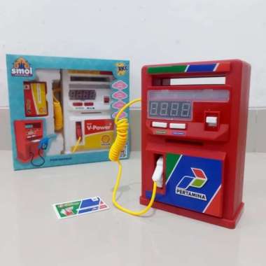 Mainan Mesin Pom Bensin Baterai - Pom Bensin Mini