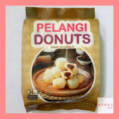 Pelangi Donat Kentang Isi Cokelat