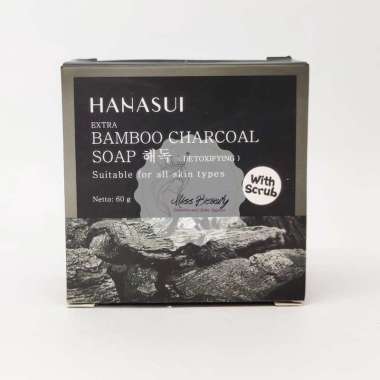 Hanasui Body Bar Soap Bamboo Charcoal / Sabun Hanasui - 60gr