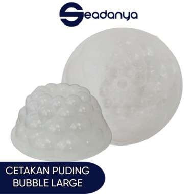 CETAKAN PUDING BOBA LARGE + BUBBLEWRAP - cetakan puding plastik - loyang puding