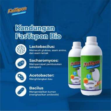 FasTapon BIO Cairan anti Septictank dan Wc Penuh Tanpa Sedot