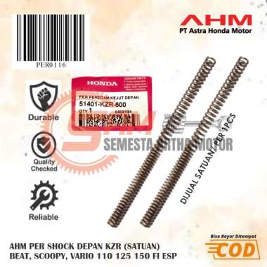 AHM Per Shock Depan Beat Scoopy Spacy Vario 110 125 150 LED FI ESP KZR Original