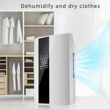 HAOYUNMA Dehumidifier Moisture Absorber LED Display Touch Screen 2.2L Putih