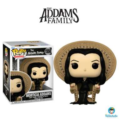 Funko POP! The Addams Family (1964) - Morticia Addams on Wicker Chair Deluxe #1150