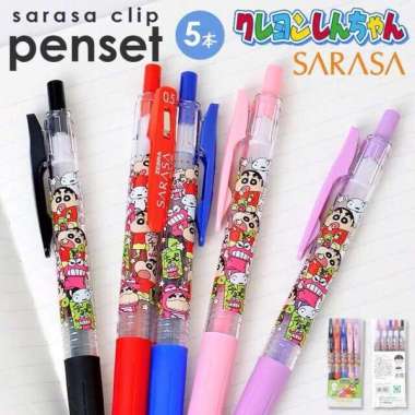 Zebra Sarasa Crayon Shinchan Limited Edition Black