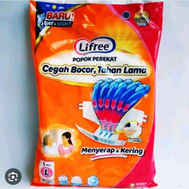 Lifree Popok Dewasa Tipe Perekat Sachet Lifree perekat L
