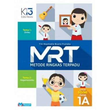 Buku Mrt (Metode Ringkas Terpadu) Tematik 1A 1B Sd/Mi Kelas 1 Revisi