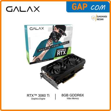 VGA GALAX nVidia Geforce RTX 3060 Ti 8GB DDR6X PLUS (1-Click OC) DUAL FAN
