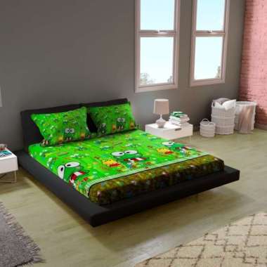Sprei/spray set katun motif. Anak 90x200-200x200 LP 90x200 Keropi