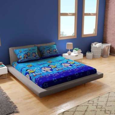 Sprei/spray set katun motif. Anak 90x200-200x200 LP 90x200 doraemon