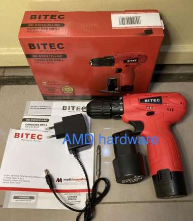 Bor Baterai Cordless Drill SET +Mata Bor JLD 12V (makita/dewalt/bosch) NAGAWA 12V