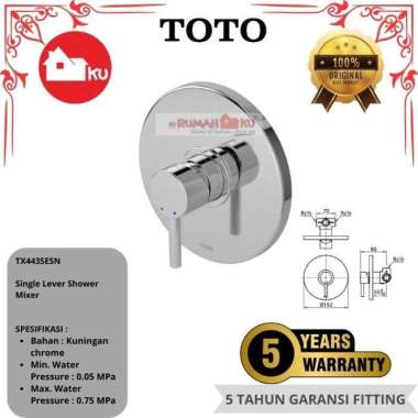 Kran Shower Tanam TOTO TX443SESN Singgle Lever Shower Mixer
