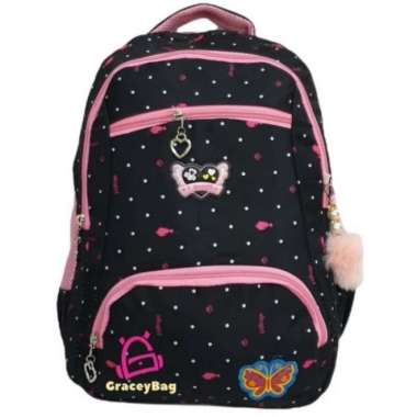 TAS RANSEL ALTO GIRL TAS SEKOLAH ANAK PEREMPUAN - navy Hitam