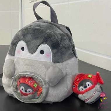 Tas Ransel Anak Sekolah Penguin Bag Anak Perempuan Dan Laki Laki Tk Sd - Pinguin Merah Pinguin Merah