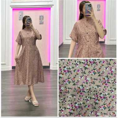 FDM FASHION RR - Senna Dress Daster Nyaman Bumil Busui Friendly MINI DUSTY