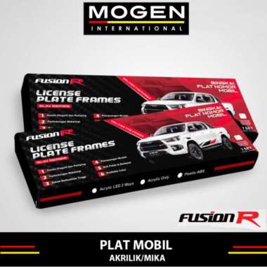 DUDUKAN PLAT MOBIL / TEMPAT PLAT AKRILIK / TATAKAN PLAT AKRILIK MIKA putih