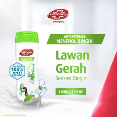 Lifebuoy Shampoo Menthol Anti Ketombe [340 mL]
