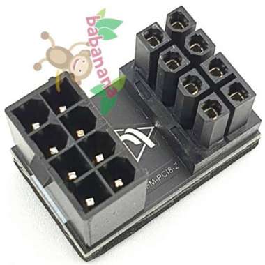 PCIE 8 pin vga 180 degree adapter elbow siku socket vga 8pin reverse Standard
