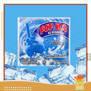 NA Pop Ice Es Blender Satuan / Popice Minuman Sachet Serbuk Bubuk / Milk Shake Powder Drink Instant 