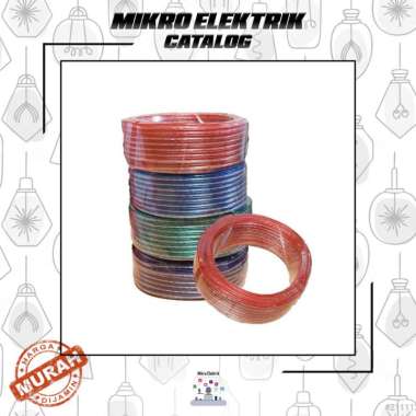 Kabel Listirk / Kabel Audio Transparan 100m 2x50