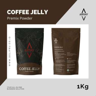 Arnav Premix Powder Coffee Jelly - Bubuk Premix Jelly Kopi 1 Kg