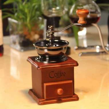 Gilingan Kopi Manual Kayu | Manual Coffee Hand Grinder Wood
