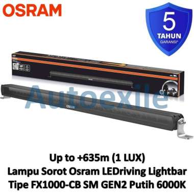Osram LED Lightbar FX1000-CB Combo Beam GEN2 12V 24V Putih 6000K White Original Garansi FX1000 CB La