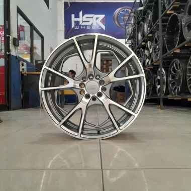 HSR Wheel R16 untuk Ertiga, Innova, Sienta pelek racing tipe Eximius two tone - Pelek Ring 16