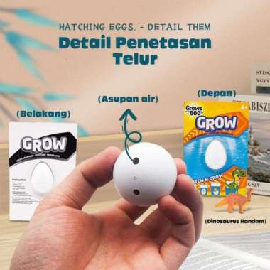 Mainan Anak Telur Dinosaurus Menetas - Telur Dino Grow