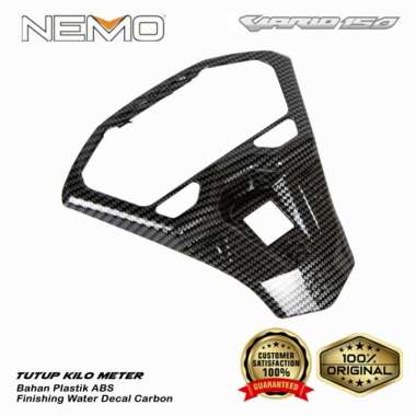 Cover /Tutup Km / Kilometer Carbon NEMO Honda Vario 150