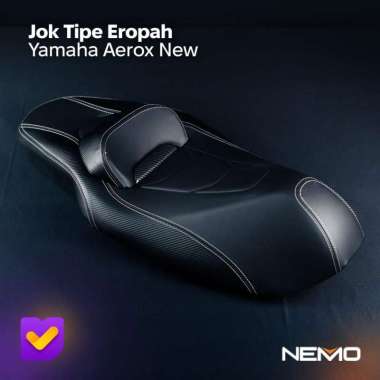 Jok Motor Yamaha Aerox Connected 2020 - 2023 Type Eropah