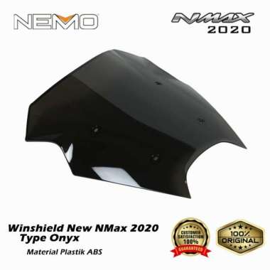 NEMO Windshield Tipe Onyx Yamaha Allnew Nmax Hitam
