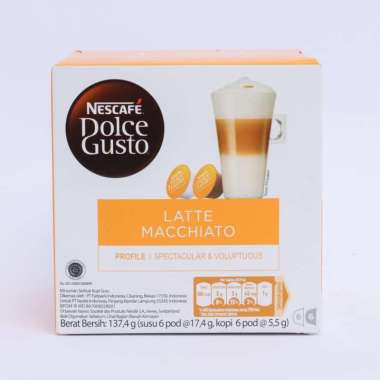 NESCAFE DOLCE GUSTO LATTE MACCHIATO [12 PCS]