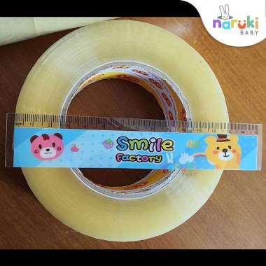 Lakban Jumbo NG Tape 45mm 300 Yard 45 Micron 300Y Bening Coklat 2 inc Bening