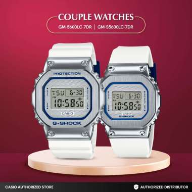Casio Jam Tangan Couple G-Shock GM-5600LC-7DR & Baby-G GM-S5600LC-7DR Digital