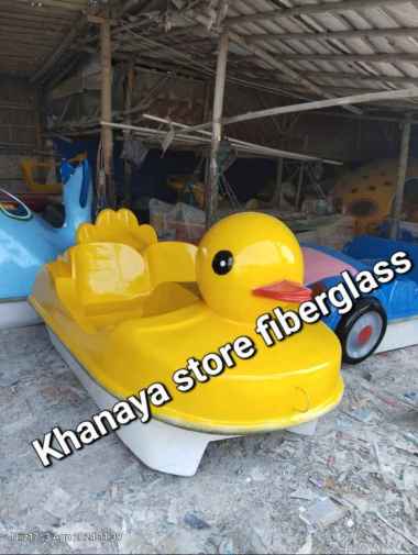 Sepeda air goes bebek,perahu karakter bebek itik mini,sepeda air bebekan,perahu bebek fiber baru!