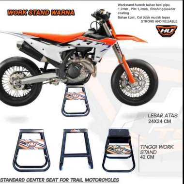 standar motor trail Hutech Workstand