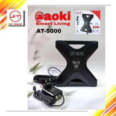Antena Tv Aoki At 5000 / Indoor Dan Outdoor Dvb-T2 Stok Terbatas Multicolor