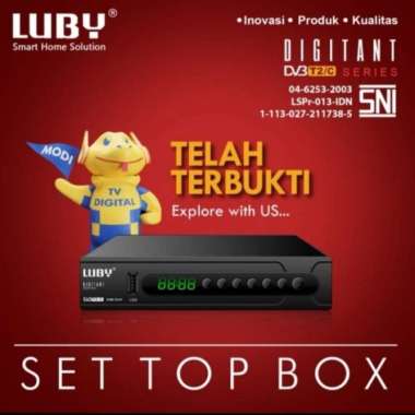 Set Top Box Luby Stb 02 Dvb T2 Digital Multicolor
