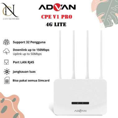 ADVAN CPE V1 PRO MODEM + WIFI + ROUTER 4G LTE UNLOCK OPERATOR