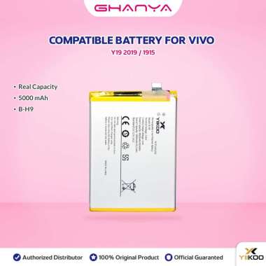 Baterai B-H9 Vivo Y19 2019 1915 Real Capacity Batre Batrai Battery HP Handphone Dual BH9 Double Powe
