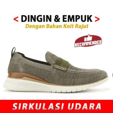 HUSH PUPPIES SEPATU LOAFER PRIA ORIGINAL LOAFERS SLIP ON PANSUS ASLI ORI BRANDED TERBARU HIJAU GREEN