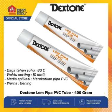 Lem Pipa Dextone PVC 40 Gram Lem Odol Paralon Air - Lem Kuat untuk Pipa PVC
