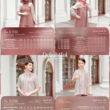 SARIMBIT ETHICA 2024 ELFA 298 MELLOW ROSE AYUMI 434 KAHFI 295 KOKO XS