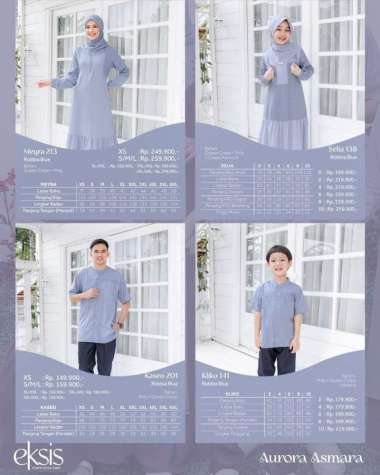 Sarimbit Seply 2024 Eksis 227 Robbia Blue Meyra 213 Kaseo 201 KOKO XXL