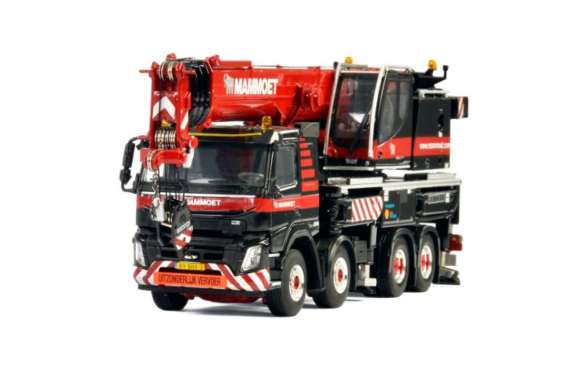 Diecast Miniatur Mobile Crane Mammoet LTF 1060 + Volvo FMX (1:50)
