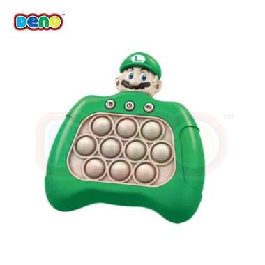 [BISA INSTANT✓] DENO Pop It Fidget Toy Mario dan Luigi Mainan Anak POPIT-LUIGI